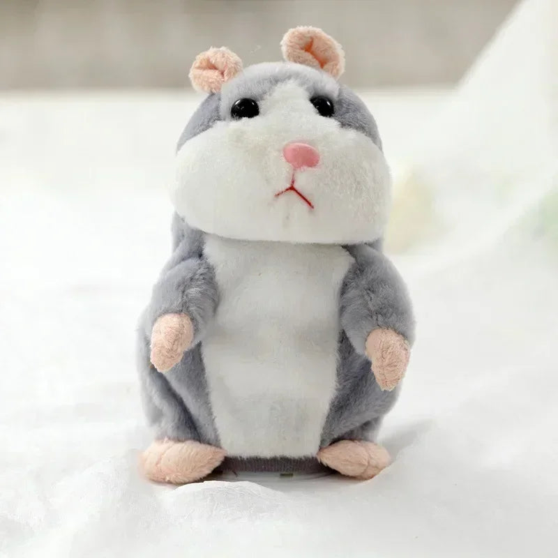Learn To Imitate Talking Little Hamster Animal Plush Funny Toy Talking Nod Hamster Doll Soothing Crying Baby Toy Kids Gift - RELUX.STORE