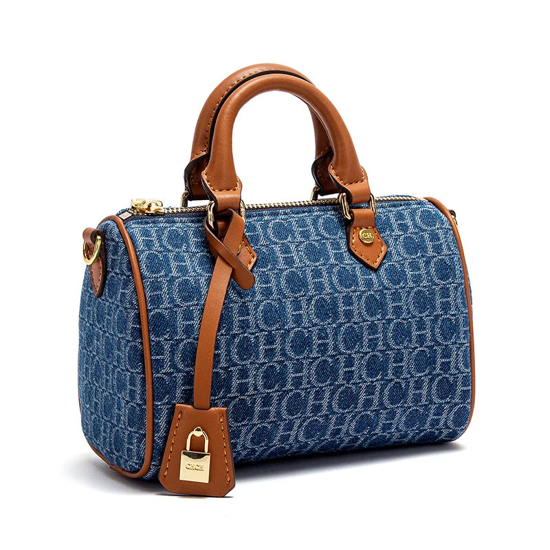 Women's Shoulder Bag 2025 New Cowboy Splicing Pillow Bag, Casual Party Women's Handbag RELUX.STORE