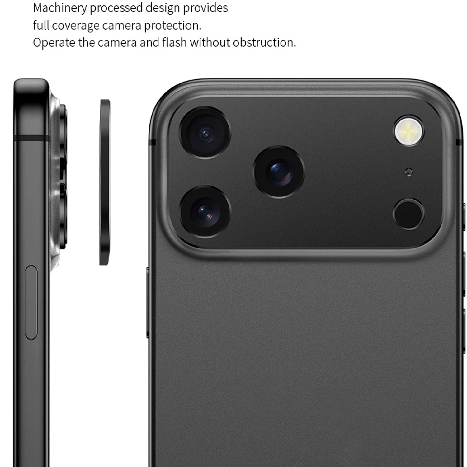 Metal Aluminum Alloy Camera Lens Cover for IPhone 17/17 Pro/17 Air/17 ProMax Hardness Anti-scratch Shockproof Camera Stickers RELUX.STORE