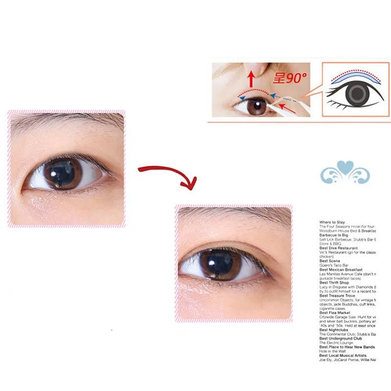 600 Pcs Eye Lift Strips Double Eyelid Tape Clear Gray Eyelid Stripe Big Eyes Invisible Double Fold Eyelid Sticker Makeup Tools RELUX.STORE