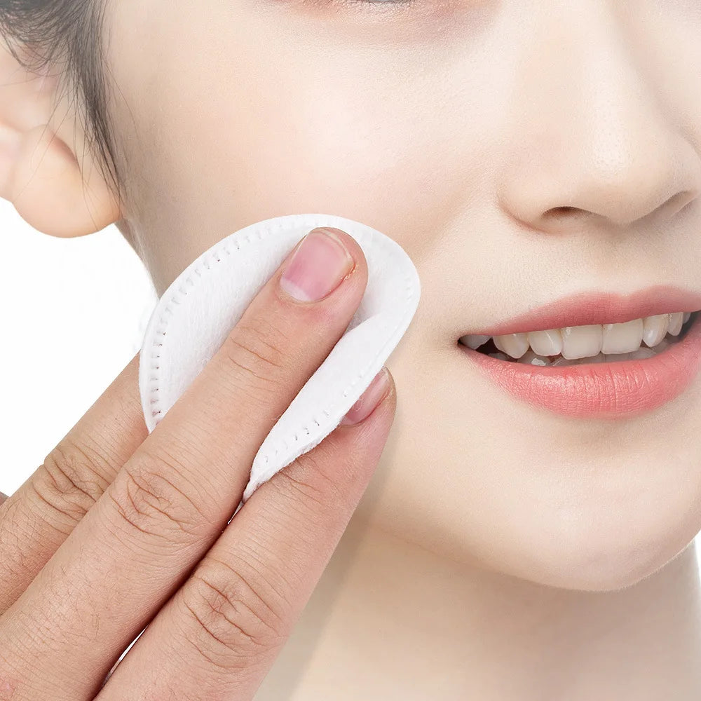 Disposable 100PCS Cosmetic Wipes Nail Art Cleaning Round Pads Soft Daily Supplies Facial Cotton Makeup Remover Tool RELUX.STORE