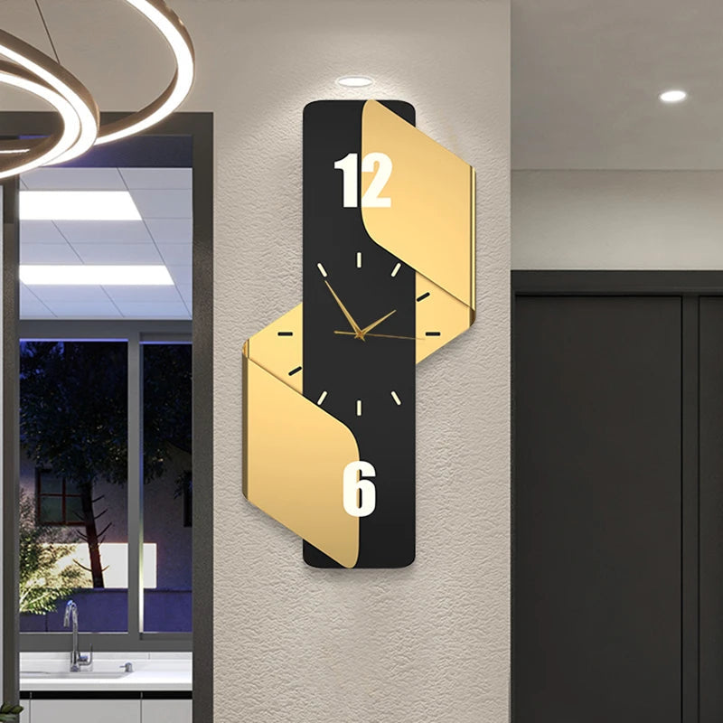 Luxury Digital Wall Clocks Living Room Art Mural Big Size Modern Wall Watch Minimalist Silent Horloge Murale Home Decoration RELUX.STORE