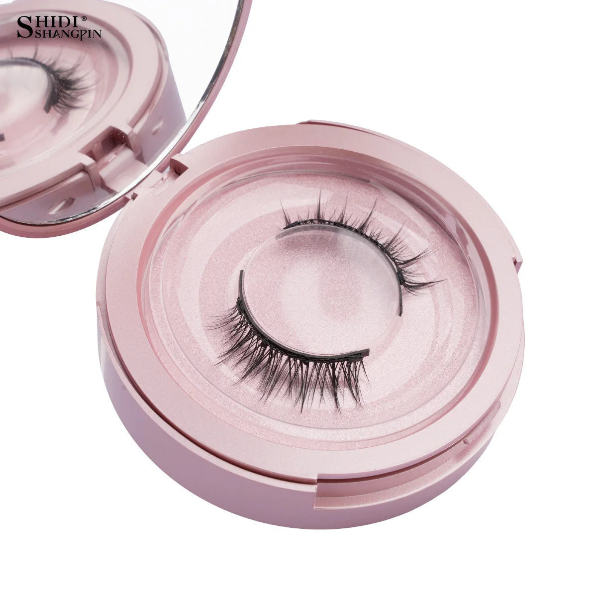 2 Pairs Magnetic Eyelash Natural Look Fluffy False Eyelashes Reusable Magnetic Eyelash Set with Applicator No Glue Need Makeup RELUX.STORE