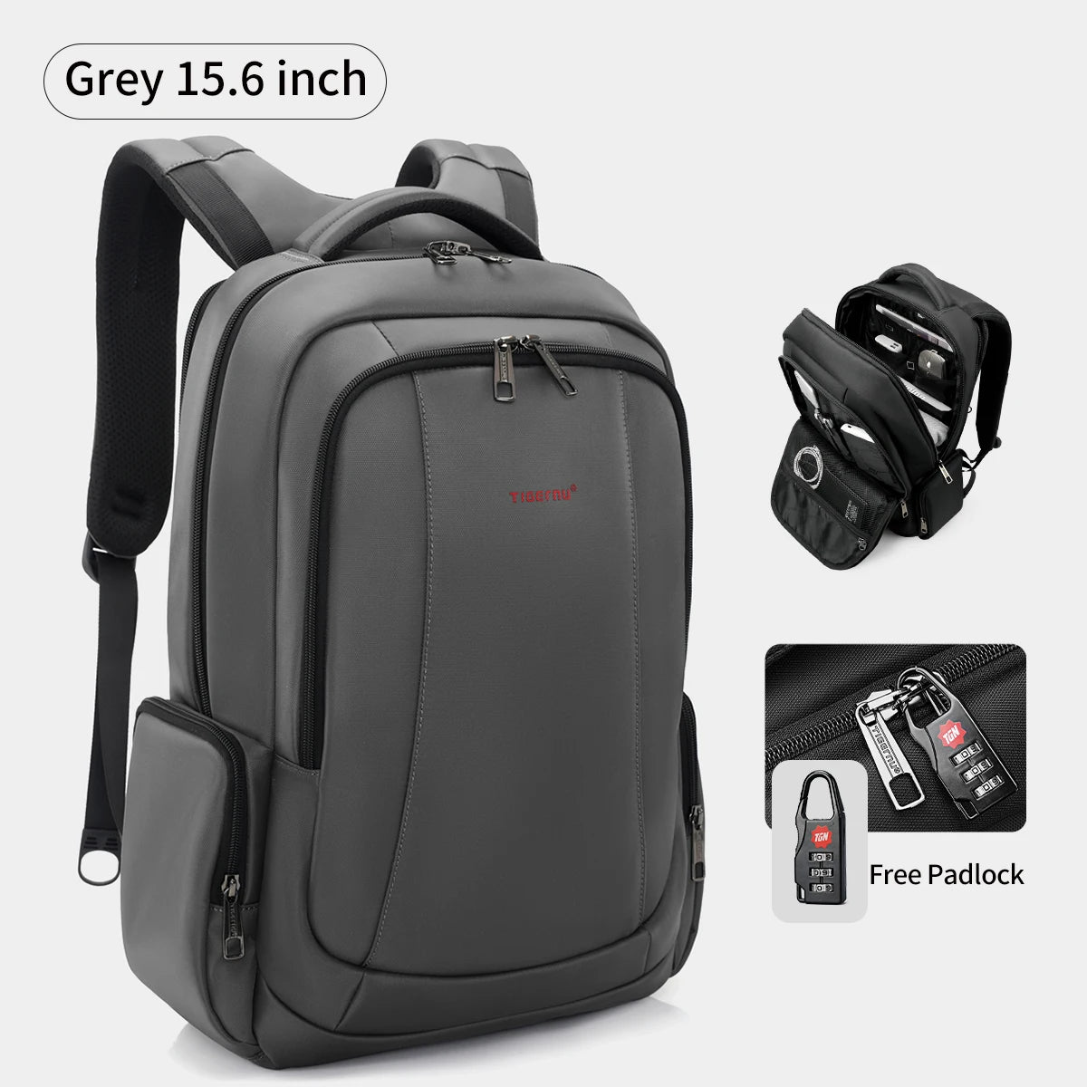 Tigernu Men Backpack 14 15.6 17.3inch Laptop Backpack Bags For Men Anti Theft Bags School Backpack Male Travel Backpack Knapsack