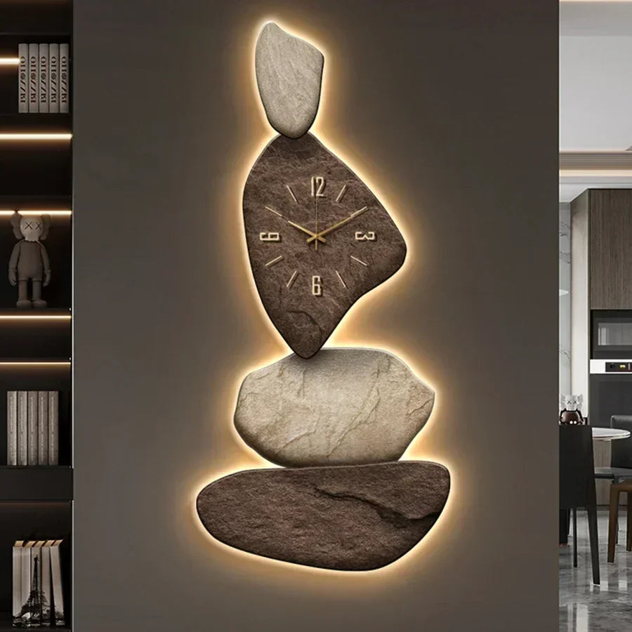 Living Room Wall Clock Decor Light Luxury Unique Wall Clock Large Modern Design Silent Aesthetics Reloj De Pared Wall Decor
