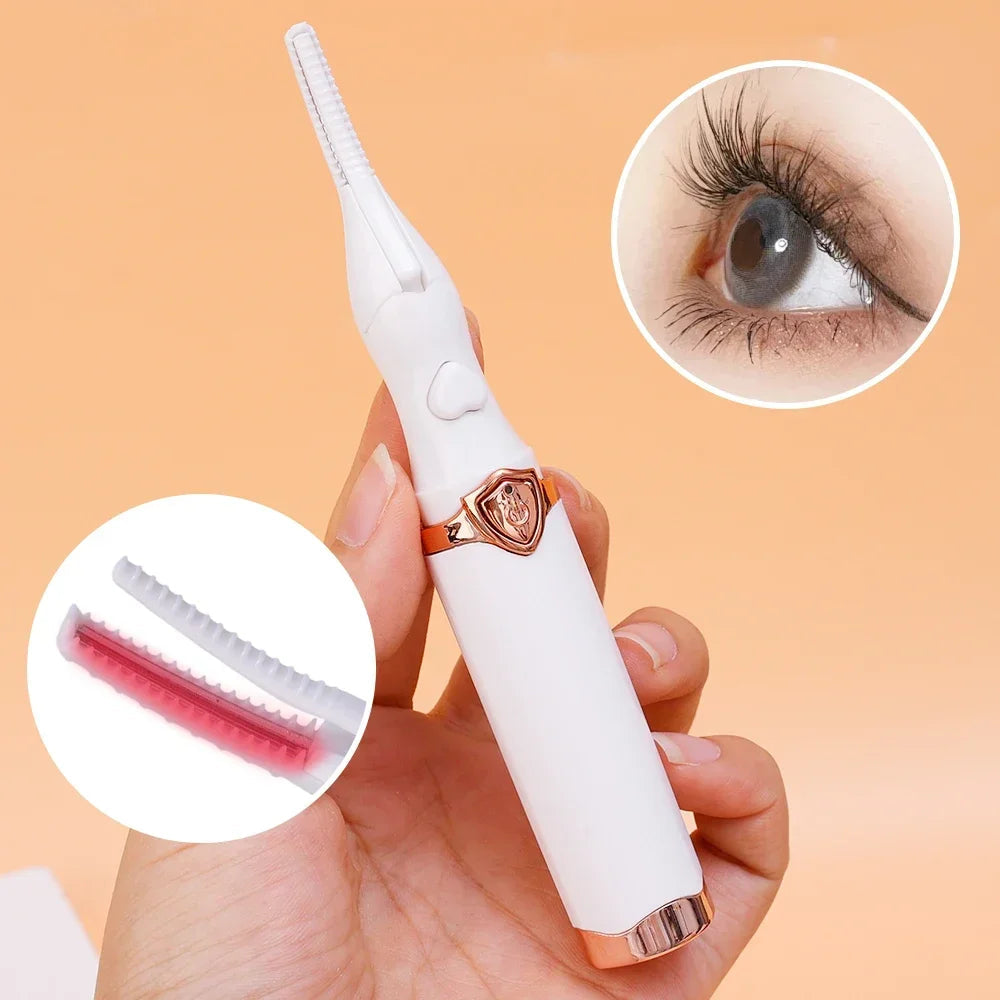 Naturally Curled Electric Eyelash Curler Intelligent Temperature Control Styling Make Up Eyelashes Curl Lasting Lash Curler Tool RELUX.STORE