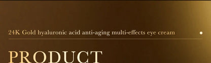 24k Gold Hyaluronic Acid Eye Cream Anti Dark Circles Eye Bags Firming Moisturizing Eyes Skin Care Prodcuts RELUX.STORE