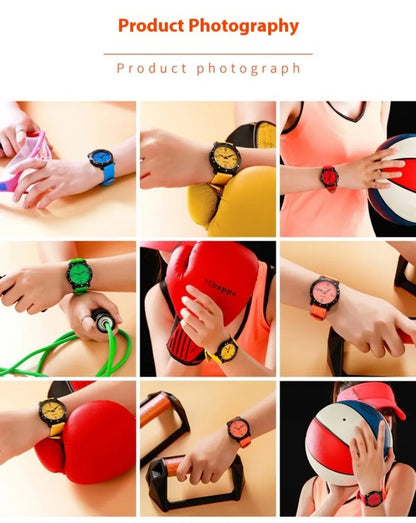 Authentic Mbappe Watches, New Fashion Luxury Brand, Sports Quartz Women's Watches, Dopamine Color Watches