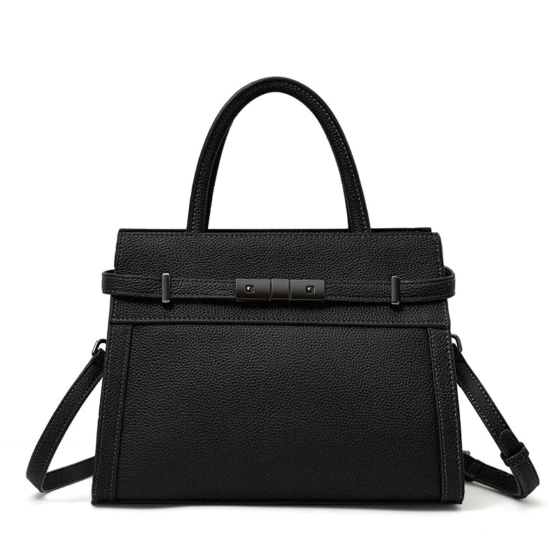 Genuine leather women's bag original first layer cowhide women's hand shoulder simple tote bag occupation RELUX.STORE