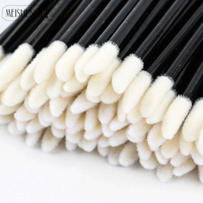 Wholesale 50/1000pcs Lip Brushes Applicators Eyelashes Brush Lipstick Brush Lip Gloss Applicator Wands Makeup Beauty Tool RELUX.STORE