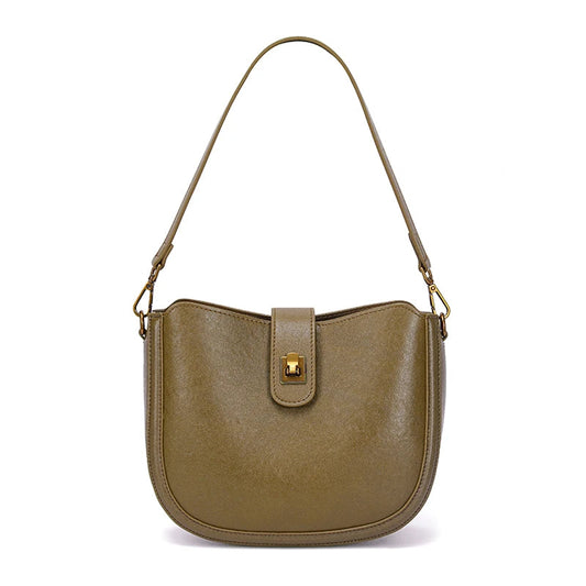 Women‘s Cowhide Genuine Leather Shoulder Bag Ladies Soft Natural Cow Leather Handbag Female Fashion Luxury Design Crossbody Bags RELUX.STORE