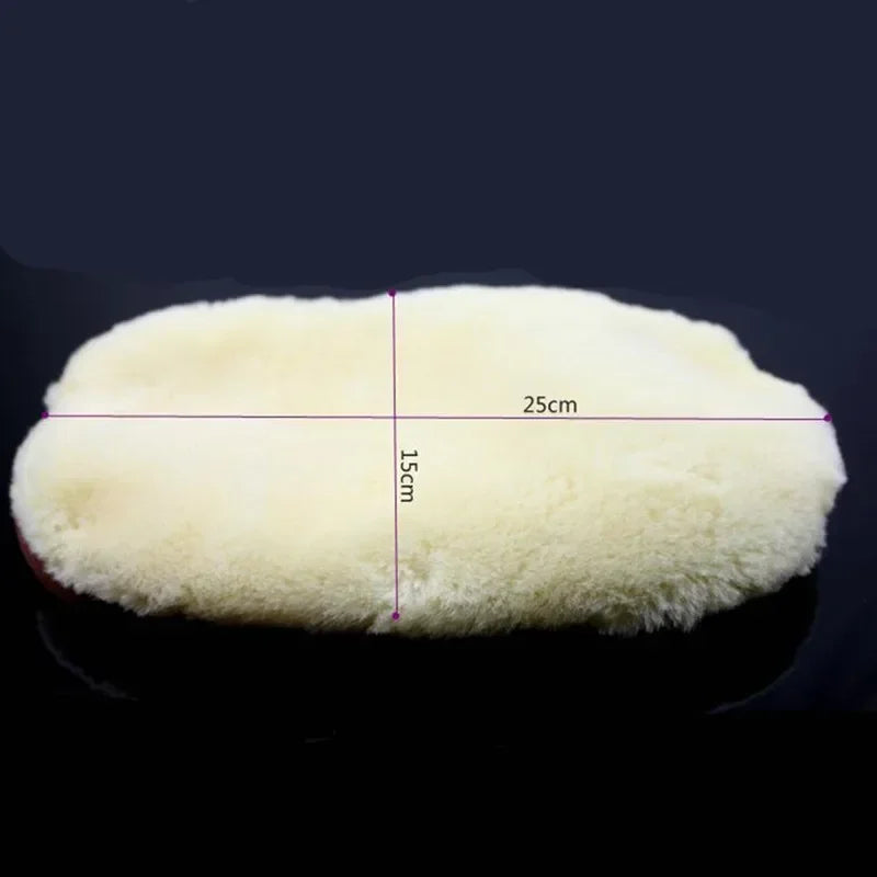 1pcs Car Washing Imitation Wool Gloves Thickened Plush Car Wiping Gloves Waxing Polishing Car Cleaning Products  cleaning cloth RELUX.STORE