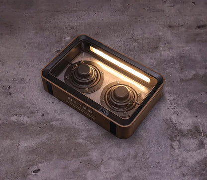 Wireless Bluetooth Speaker with Duel Horn Transparent Comfortable Reading Light Portable Stereo HIFI Sound Quality Music Box