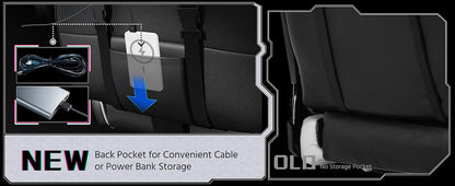 Gaming Chair, Video Game Chair with Massage Lumbar Support and Footrest Height Adjustable Ergonomic Computer Gaming Chair
