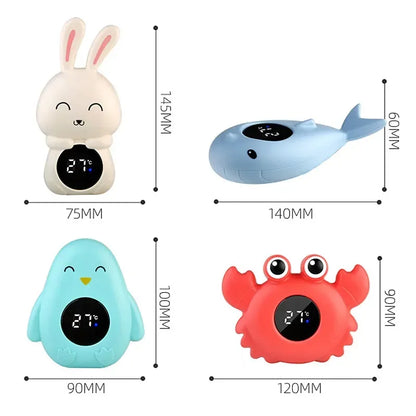 Baby Bath Temperature Meter Floating Digital Water Baby Bath Temperature Meter LED Display Temperature Tester Safety Cartoon