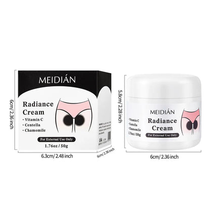 MEDIAN Radiance Cream For Body Brightening Elbows Knees Underarms Dark Spot Corrector Vitamin C Moisturizing Korean Skincare RELUX.STORE