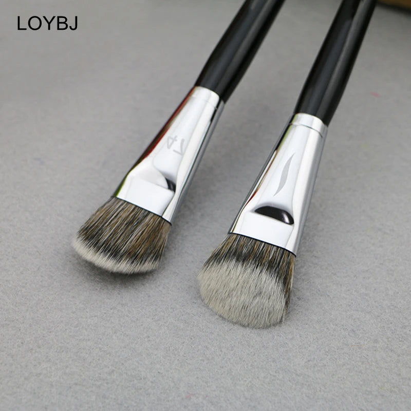 LOYBJ Professional Foundation Brush 47 Broom Head Liquid Foundation Shadow Concealer Brushes Women Face Base Makeup Beauty Tools RELUX.STORE