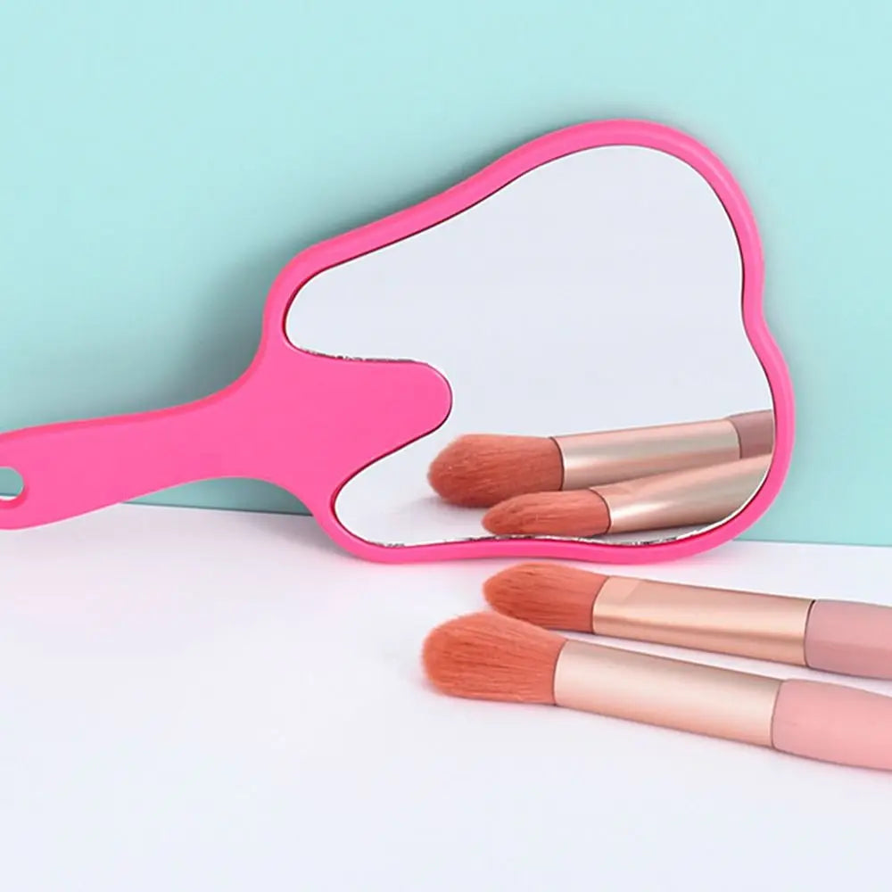 1PC Tooth Shaped Handheld Mirror Cute Makeup Mirror Durable High Definition Dental Mirrors Gifts RELUX.STORE