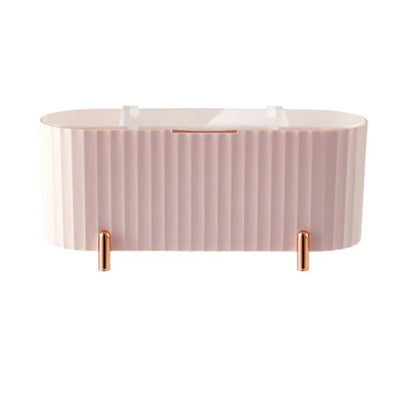 Cotton Swab Organizer Holder Cotton Pad Storage Box Transparent Remover Paper Makeup Box With Lid Dustproof Desktop Makeup RELUX.STORE