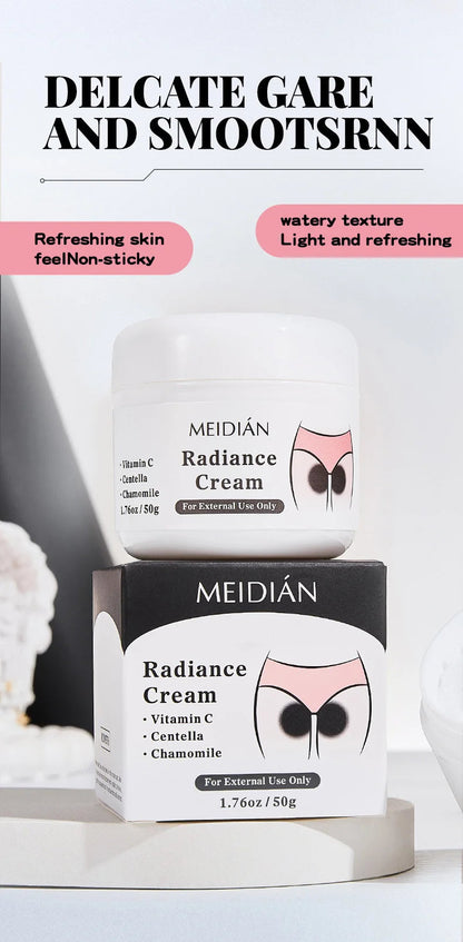 MEDIAN Radiance Cream For Body Brightening Elbows Knees Underarms Dark Spot Corrector Vitamin C Moisturizing Korean Skincare RELUX.STORE
