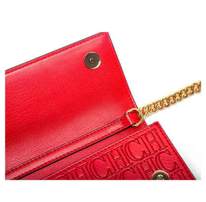 CHCH Women's Shoulder Bag New Magnetic Flip Chain Bag Brown Small Square Bag Wallet RELUX.STORE