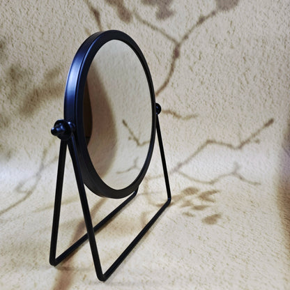 360 Degrees Rotate Iron Desktop Mirror Texture Ladies Makeup Mirror Creative Iron Mirror Strong Sense Of Style RELUX.STORE