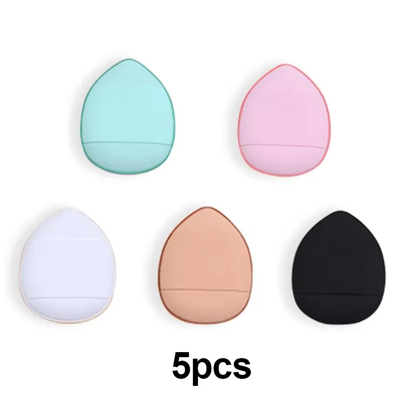 5/10Pcs Mini Finger Puff Foundation Small Air Cushion Powder Sponge Face Concealer BB Cream Cosmetic Applicator Makeup Tools RELUX.STORE