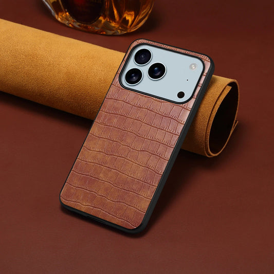 3D Texture PU Leather Case for iPhone 17Air 16e 17 16 15 14 Plus 13 12 11 Pro Max Shockproof Soft TPU Matte Cover Fundas Bumper RELUX.STORE