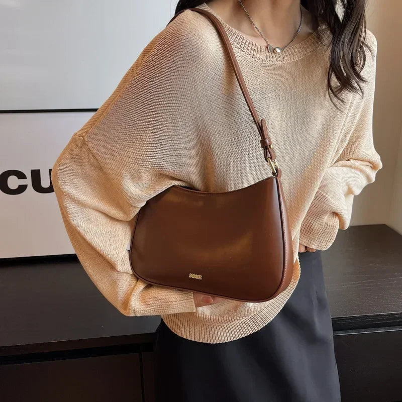 Red Underarm Shoulder Bags for Women 2024 New Texture Leather Crossbody Bag Luxury Designer Wedding Bride Handbags Sling Bag