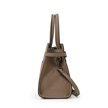 Genuine leather women's bag original first layer cowhide women's hand shoulder simple tote bag occupation RELUX.STORE