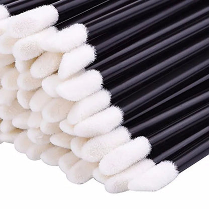 Wholesale 50/1000pcs Lip Brushes Applicators Eyelashes Brush Lipstick Brush Lip Gloss Applicator Wands Makeup Beauty Tool RELUX.STORE