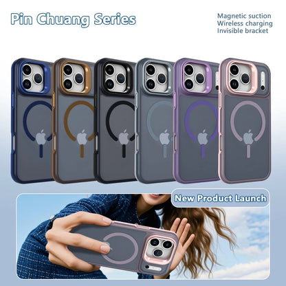 Luxury Matte Shockproof Magnetic Magsafe Phone Case for IPhone 17 16 15 14 Plus 13 12 11 Pro Max 17Air 16e Wireless Charge Cover RELUX.STORE