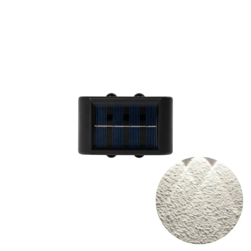 1pc 2/4/6/8/10/12LEDs Solar LED Wall Lights, Outdoor Wall Lamp For Garden, Patio, Ambient Light RELUX.STORE