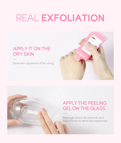 Sakura Face Deep Cleaning Exfoliating Gel Skin Care Whitening Moisturizer Repair Facial Scrub Skin Care 60g RELUX.STORE