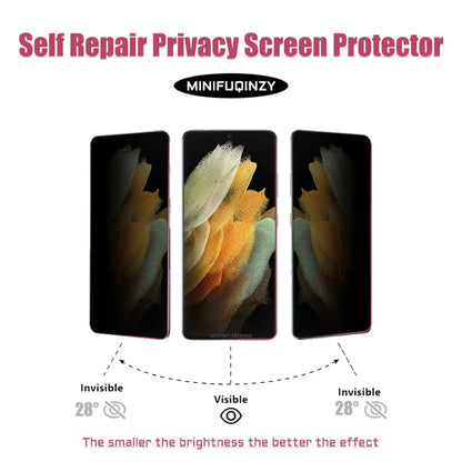 3Pcs Self Repair Film For Samsung Galaxy S25 Ultra S24 S23 S22 S20 Plus Privacy Screen Protector Unlock S21 5G Note 20 Not Glass