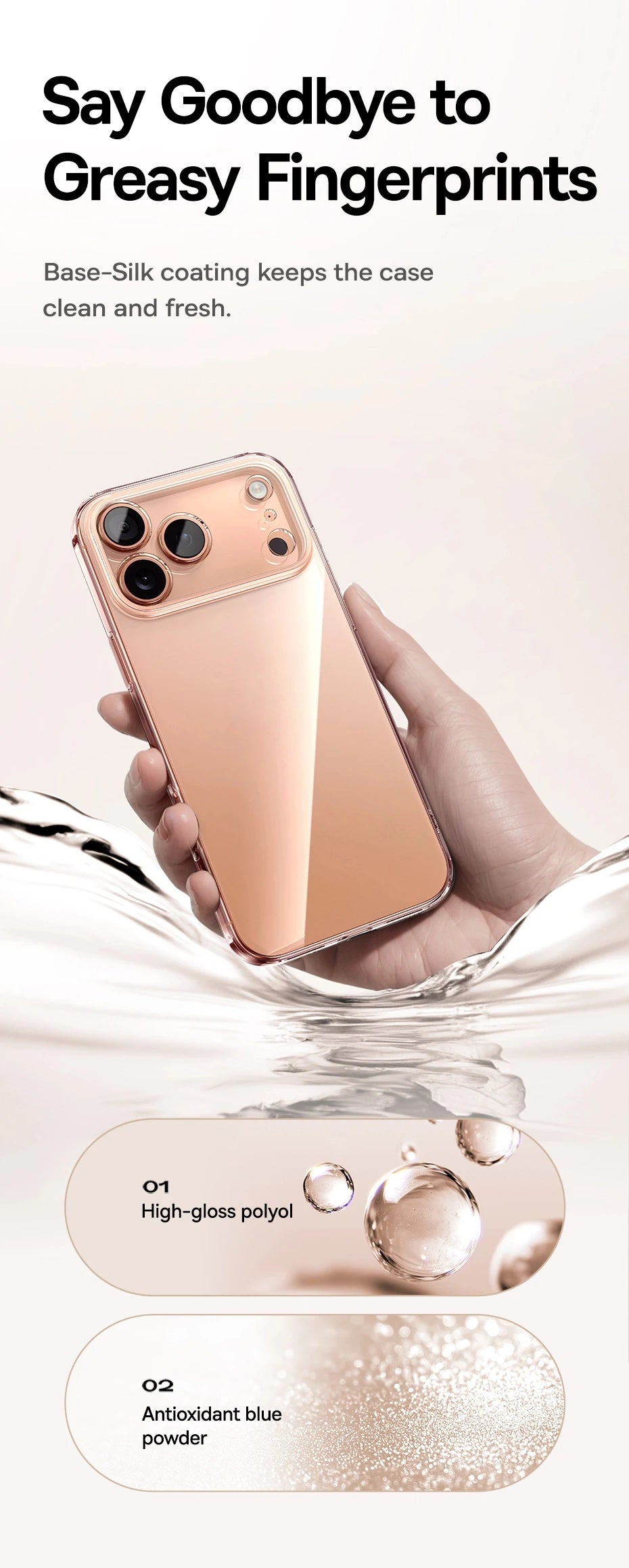 Baseus Clear Case For iPhone 17 Pro Max Soft TPU Case For iPhone 17 Air Anti-drop Ultra Thin Cover For iPhone 16 15 Pro Max Case RELUX.STORE