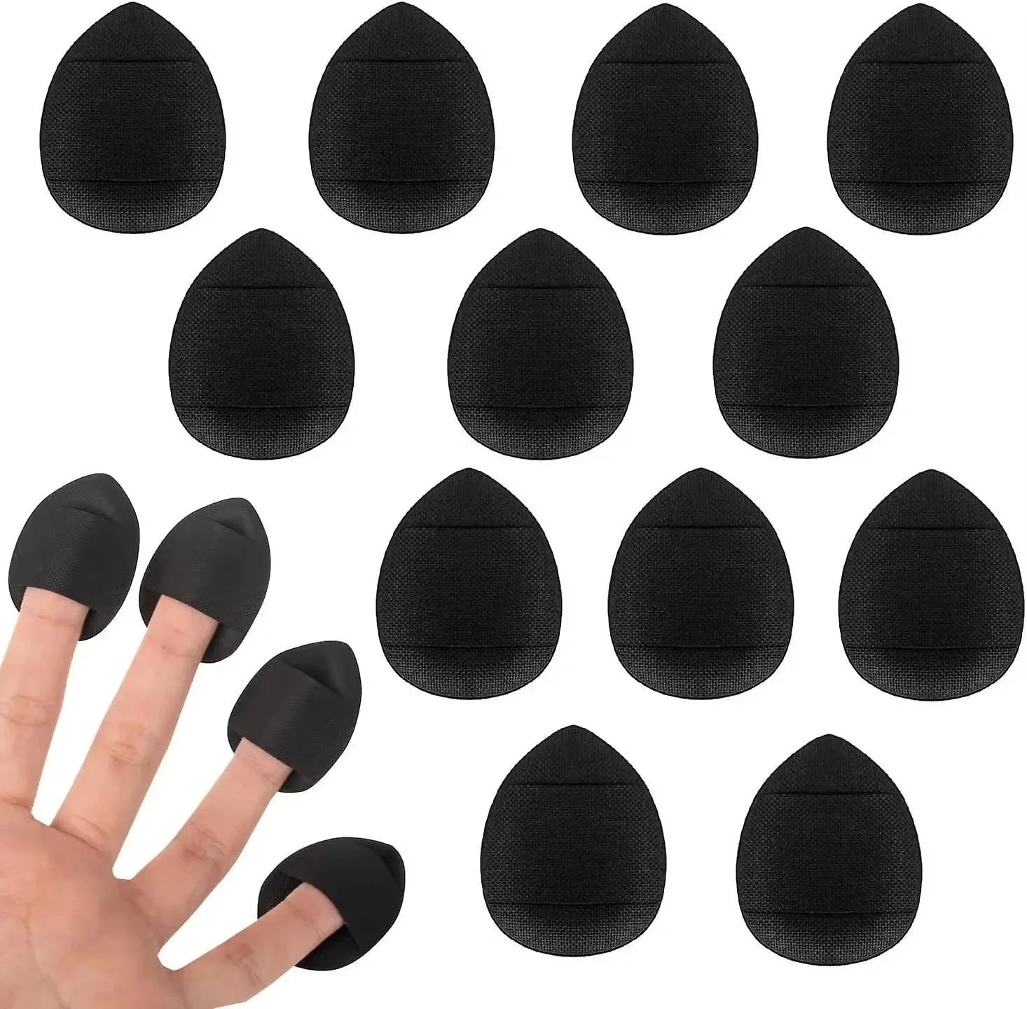 5/10Pcs Mini Finger Puff Foundation Small Air Cushion Powder Sponge Face Concealer BB Cream Cosmetic Applicator Makeup Tools RELUX.STORE