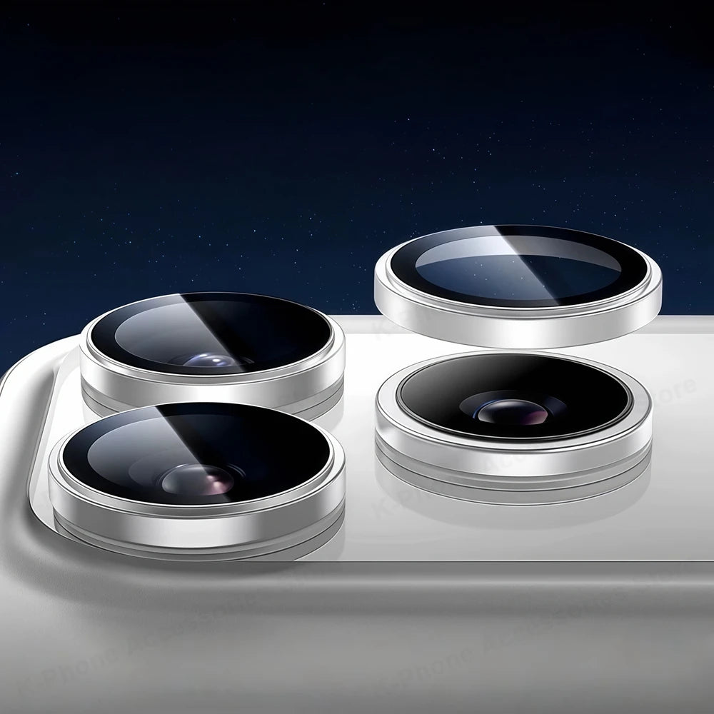 Metal Glass Camera Protector For iPhone 17 Pro 17Pro Max 17 ProMax Lens Tempered Glass Ring Cover For iPhone17 Pro Max Lens Case RELUX.STORE
