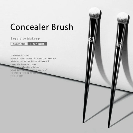 Kat Von D- Makeup Brush 35 Concealer Brush Soft Fiber Hair Elegant Black Handle Brand Makeup Brushes for Woman RELUX.STORE