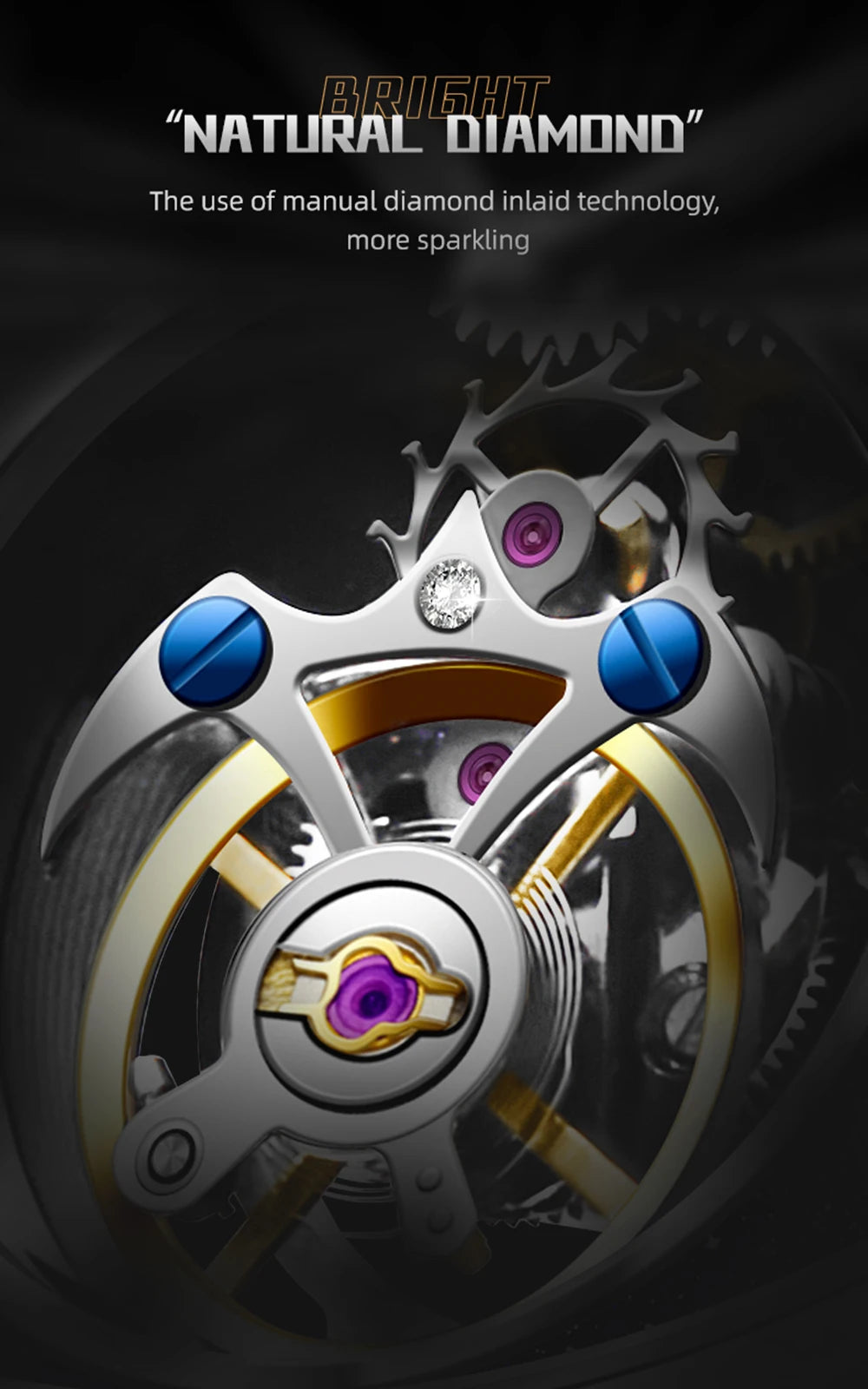 AESOP Official Watch Store Flying Tourbillon Movement Mechanical Wristwatches Skeleton Watches for Menes Luxury Waterproof 2025A