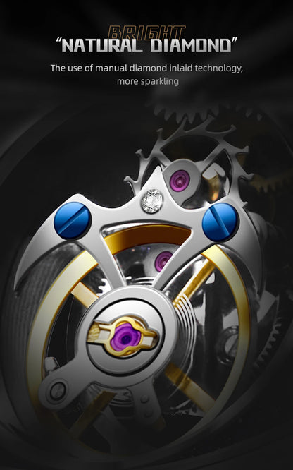 AESOP Official Watch Store Flying Tourbillon Movement Mechanical Wristwatches Skeleton Watches for Menes Luxury Waterproof 2025A