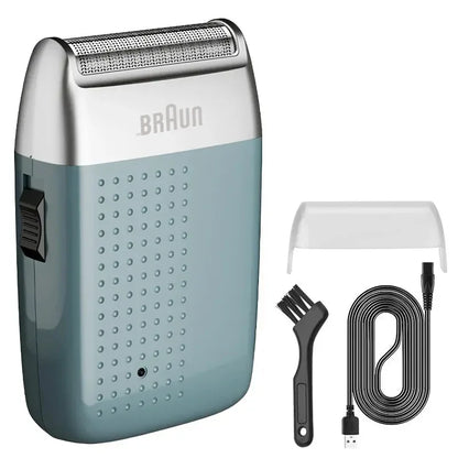 Original Fang BRAUN M1900 Electric Shaver for Men Beard Trimmer Shaver Portable Hair Clipper Rechargeable Shaving Beard Machine