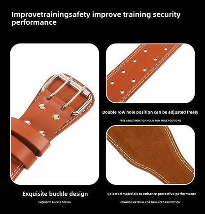 Fitness Waist Support Belt Weightlifting Protective Gear Deep Squat Deadlift Training Waist Protector For Men Women RELUX.STORE
