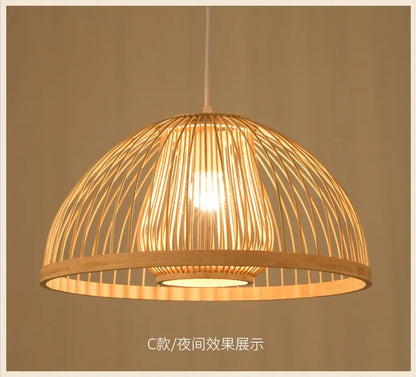 Nordic Chandelier Pendant Lights Lustre Bamboo Luxury Chandelier Pendant Lights Home Decoration Indoor Lighting Las Luces LLPL