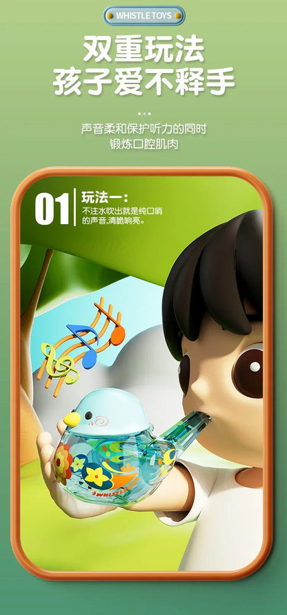 Bird's Call for Babies Water Bird Whistle for Infants Children Toys Can Add Water To Whistle for Training Toy Musical Instrume - RELUX.STORE