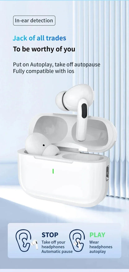 2025 New Air Pro Bluetooth Earphones Wireless Headset HiFi Sound Headphones Low Latency Earbuds Waterproof for IPhone Android RELUX.STORE