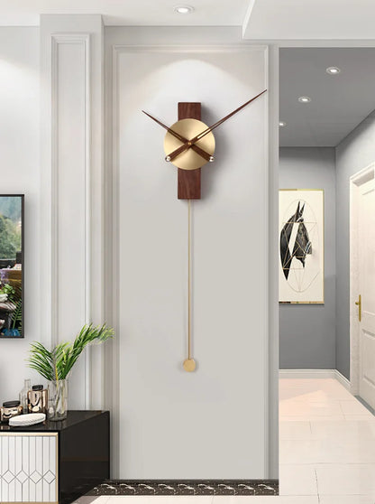 Minimalist clock living room home wall clock modern simple wall hanging