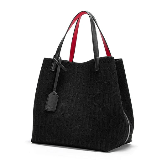 CH Ladies Shoulder Bag Fashion Classic New Pure Color Outer Pocket Ladies Handbag High Quality Craft Large Capacity Handbag RELUX.STORE