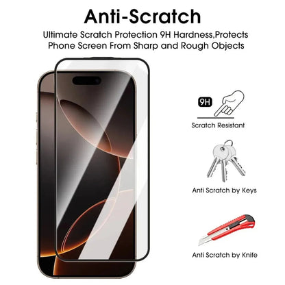 1/2/3Pcs Dust Free Installation Privacy Screen Protector for IPhone 16 17 Pro Max Plus 17 Air Anti-spy / HD Clear Tempered Glass RELUX.STORE