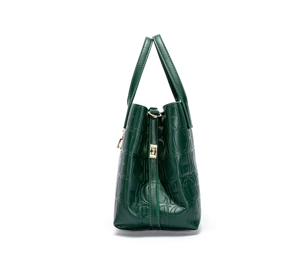 Classic Simple Solid Color Women's New 2024 Large Capacity Handbag Letter Element Women's Handbag RELUX.STORE